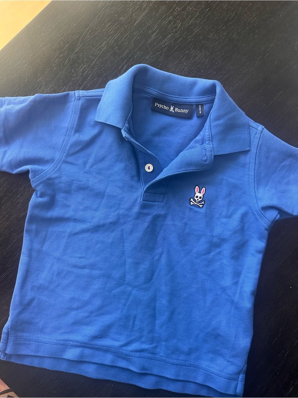 Psycho Bunny Kids Royal Blue Polo with Embroidered Bunny